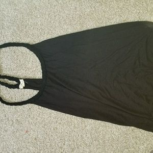 Black tank top